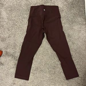 Lululemon align 3/4 length leggings size 6